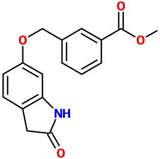 (image for) MC005893 Me 3-{[(2-oxo-2,3-dihydro-1H-indol-6-yl)oxy]Me}benzoate